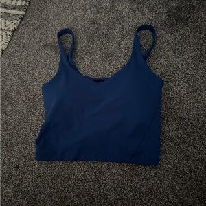 Gilly Hicks Vibrant Blue Activewear Top
